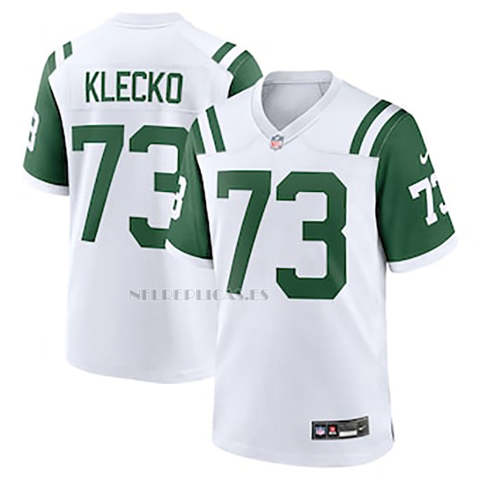 Camiseta NFL Legend New York Jets Joe Klecko Classic Alterno Retired Blanco